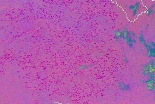 Witch-Burning Bonfires in the Czech Republic Visible from Space this Year