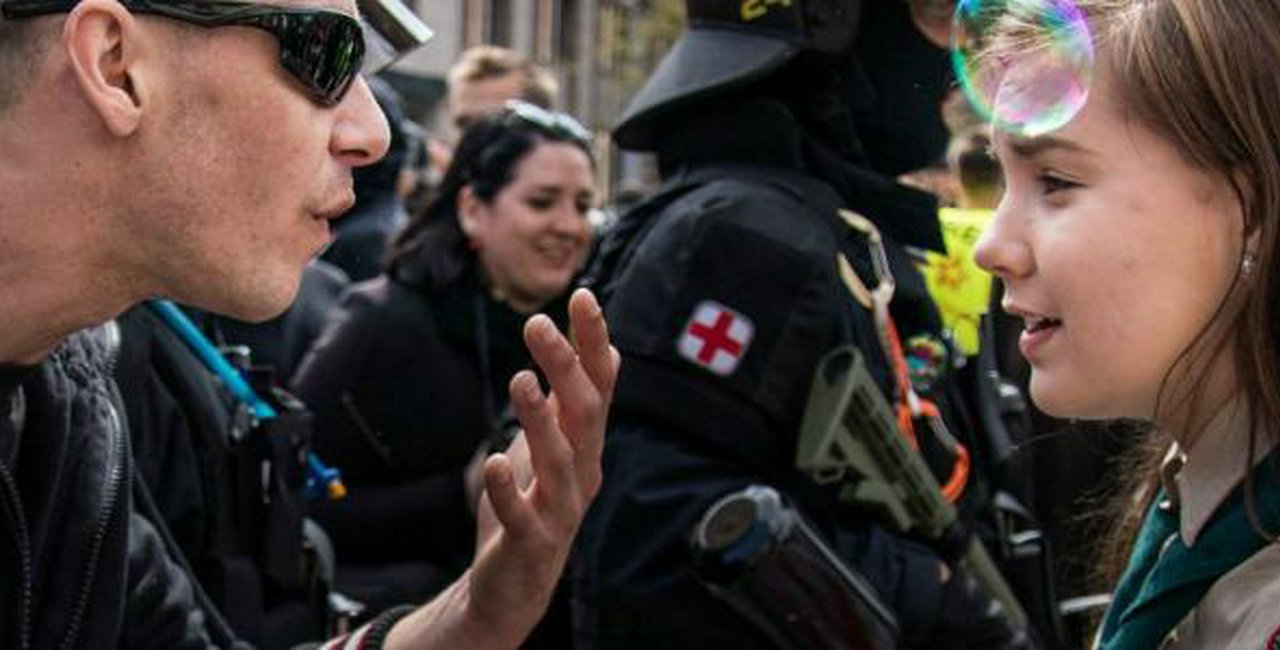 Czech Girl Scout Who Stood Up to Neo-Nazi Is Internet Hero - Prague
