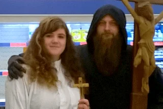 Czech Man Goes Shopping at Lidl with Massive Crucifix