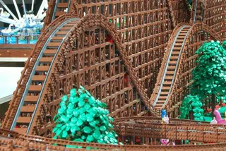 World’s Largest Lego Roller Coaster Now On Display In Prague