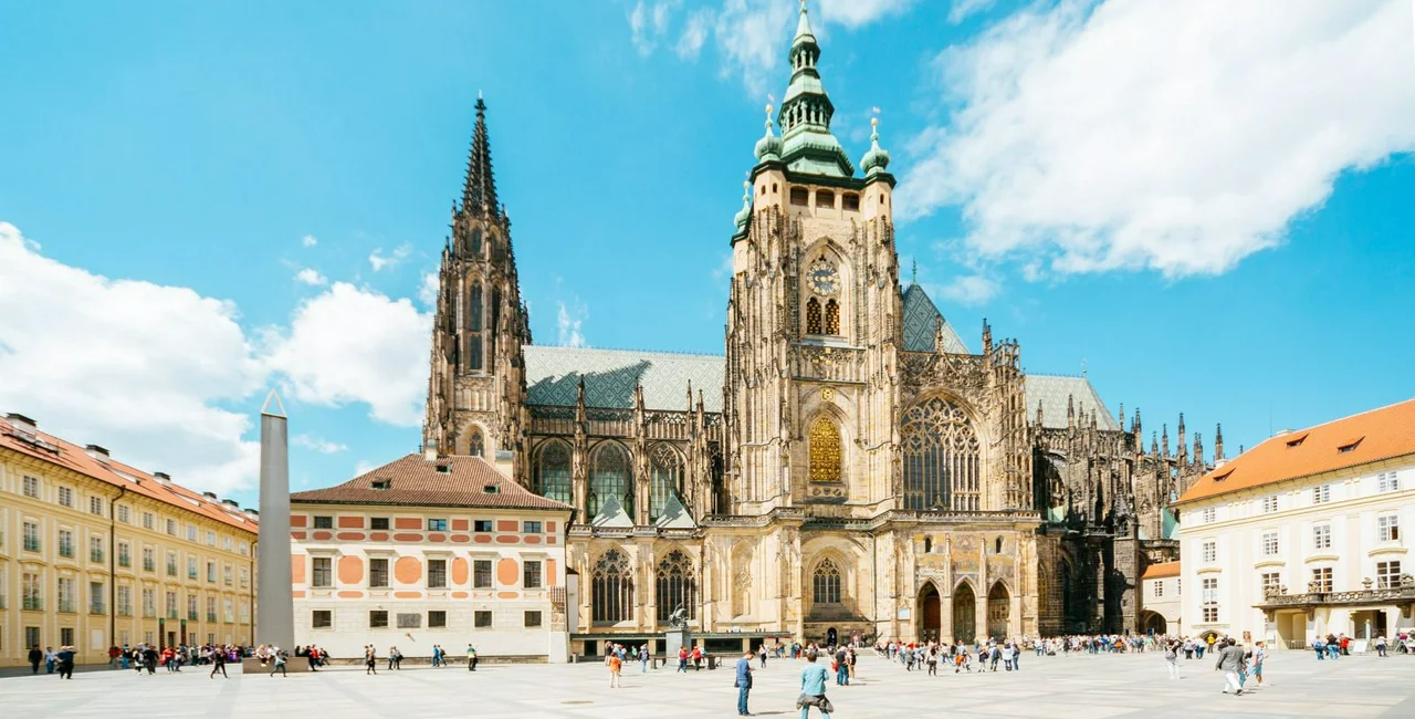 Prague Castle and St. Vitus Cathedral via iStock / danilovi