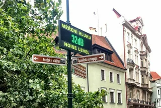 Prague Drunks Compete to Light Up Noise Meter