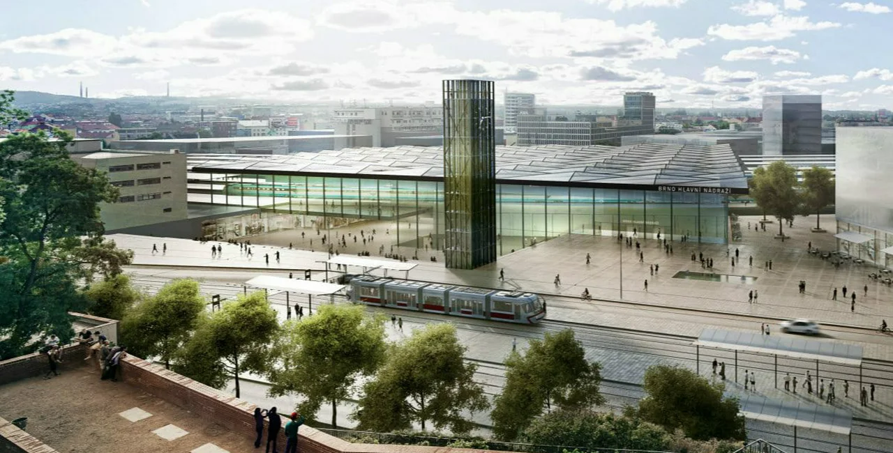 Proposed design for Brno’s new station via Unit Archetekti