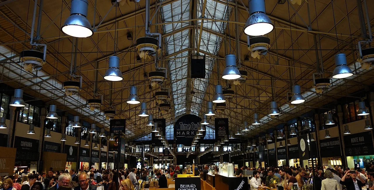 Time Out Market Lisbon via Wikimedia / FlyingCrimsonPig