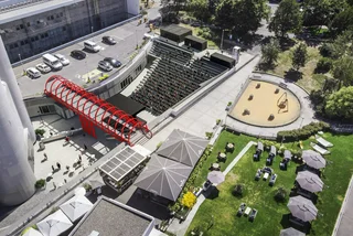 600-seat amphitheater to open under Žižkov TV Tower this summer