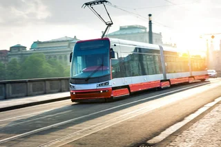 Škoda ForCity 15T tram in Prague