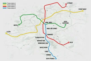 Prague Metro with new D line via DPP