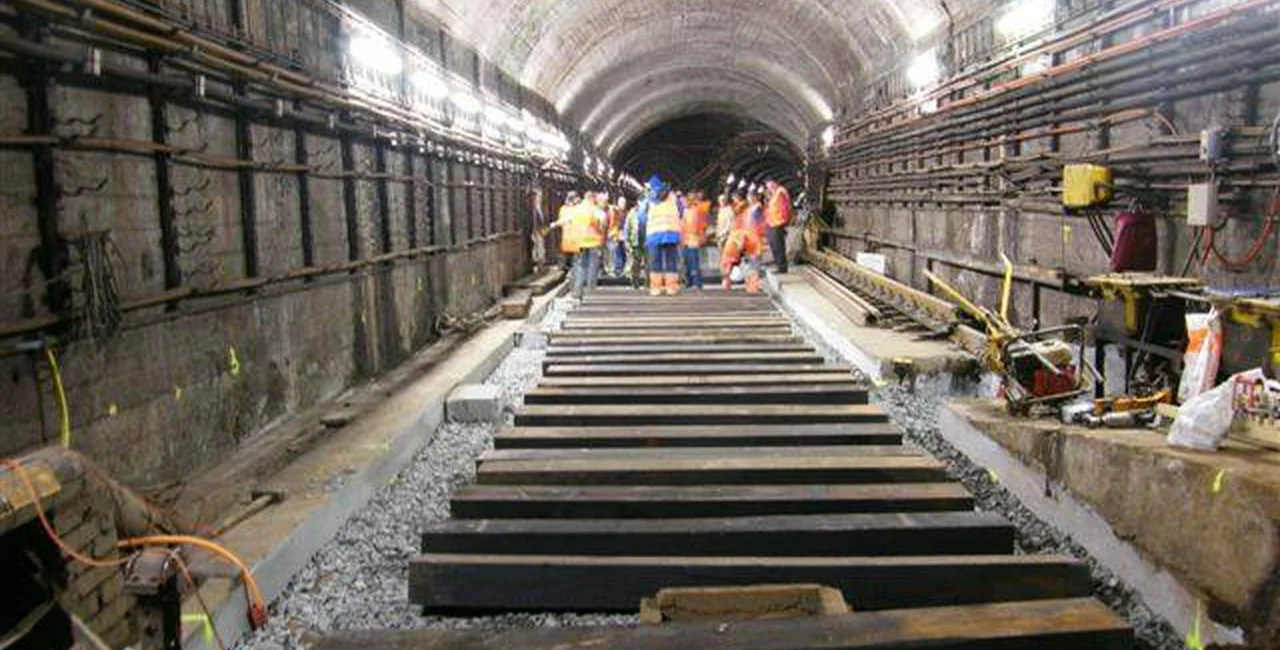 Track work on the Metro C line. via DPP / Facebook