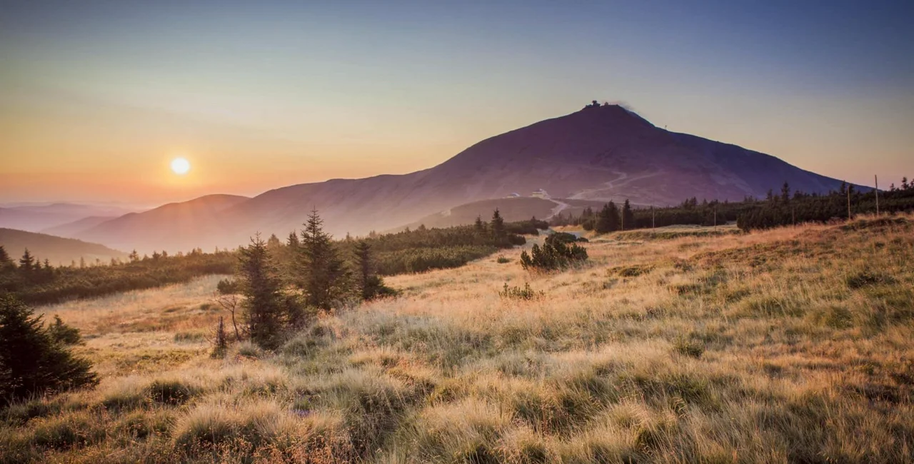 Pictured: Sněžka Hill, Krkonoše, Czech Republic