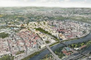 A new neighborhood for 25,000 people could arise in Prague’s Bubny brownfield