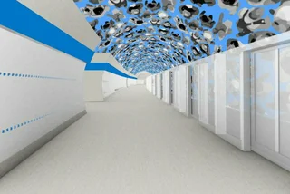Interior designs for first two Metro D stations in Prague will include optical illusions and video art