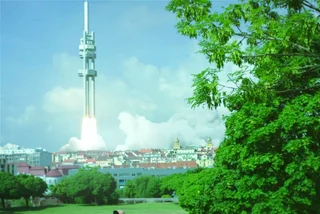 Prague's Žižkov TV Tower to re-create Apollo 11 launch with special videomapping show