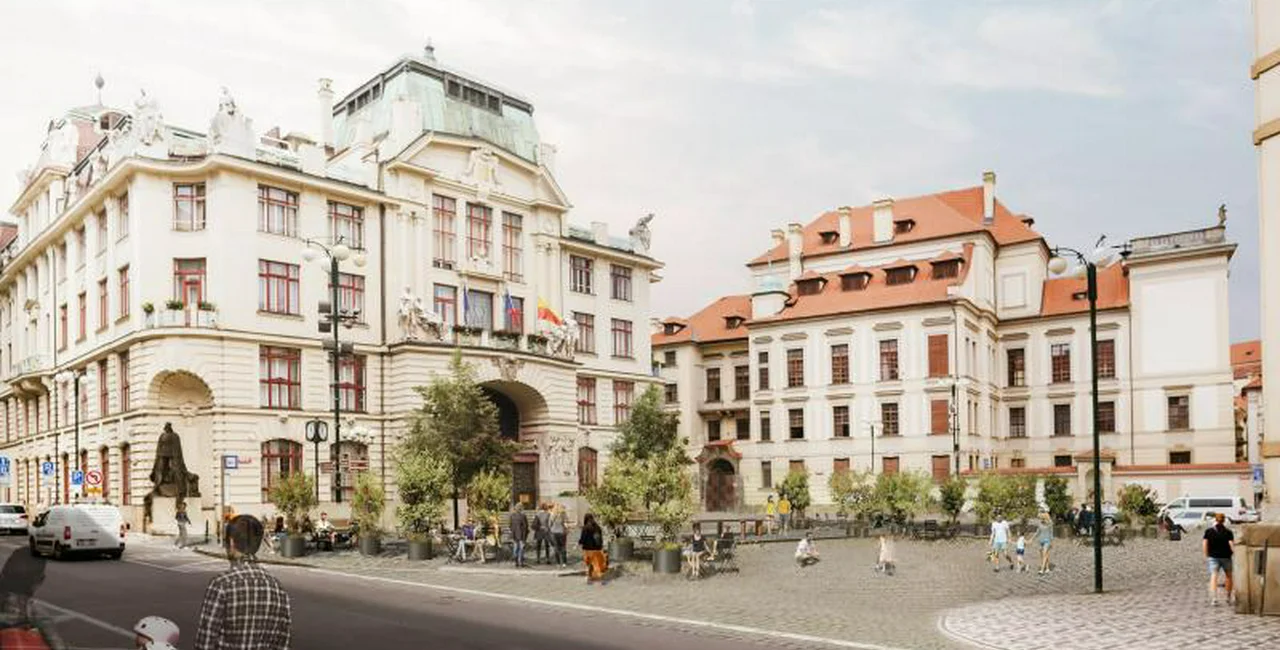 Visualization of Mariánské náměstí. via Praha.EU