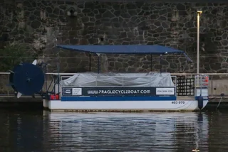 Pedal-powered beer boat on Prague's Vltava river is already caught up in controversy