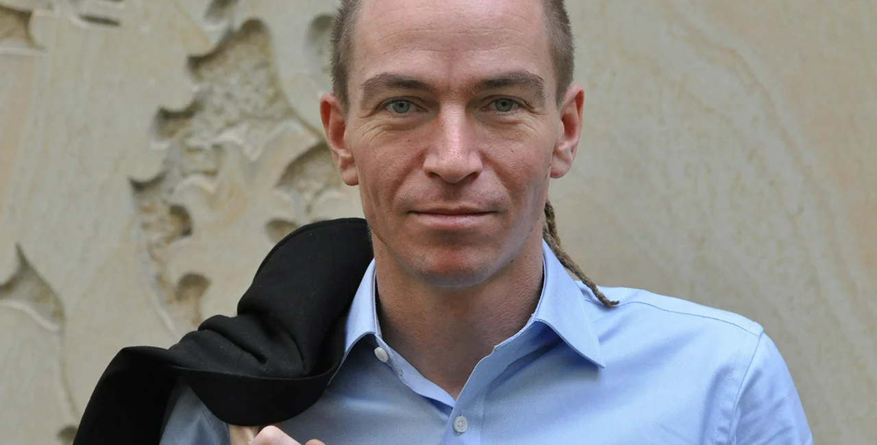 Czech Pirate leader Ivan Bartoš spoke at the event (Bartoš in November 2018 via Flickr / Pirátská strana) 