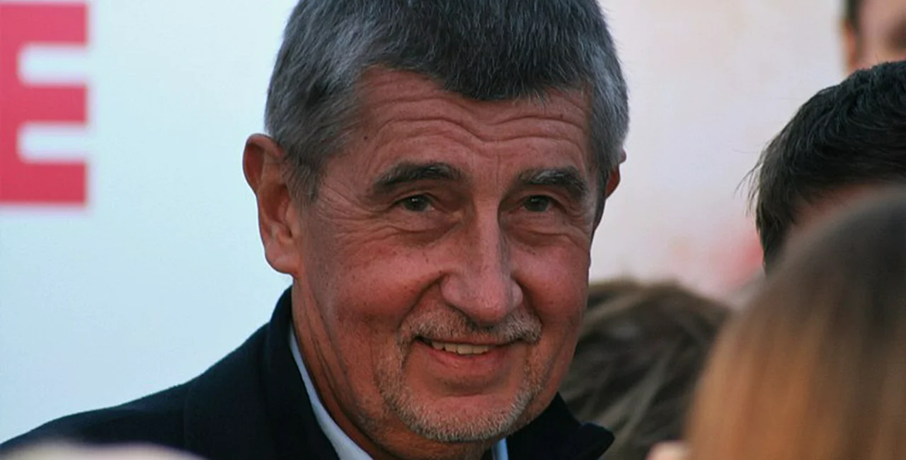 Andrej Babiš in Brno in 2018 via Martin Strachoň / Wikimedia