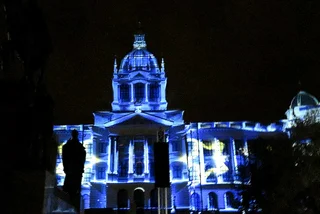 Instead of fireworks, Prague will celebrate New Year's Day with videomapping at the National Museum