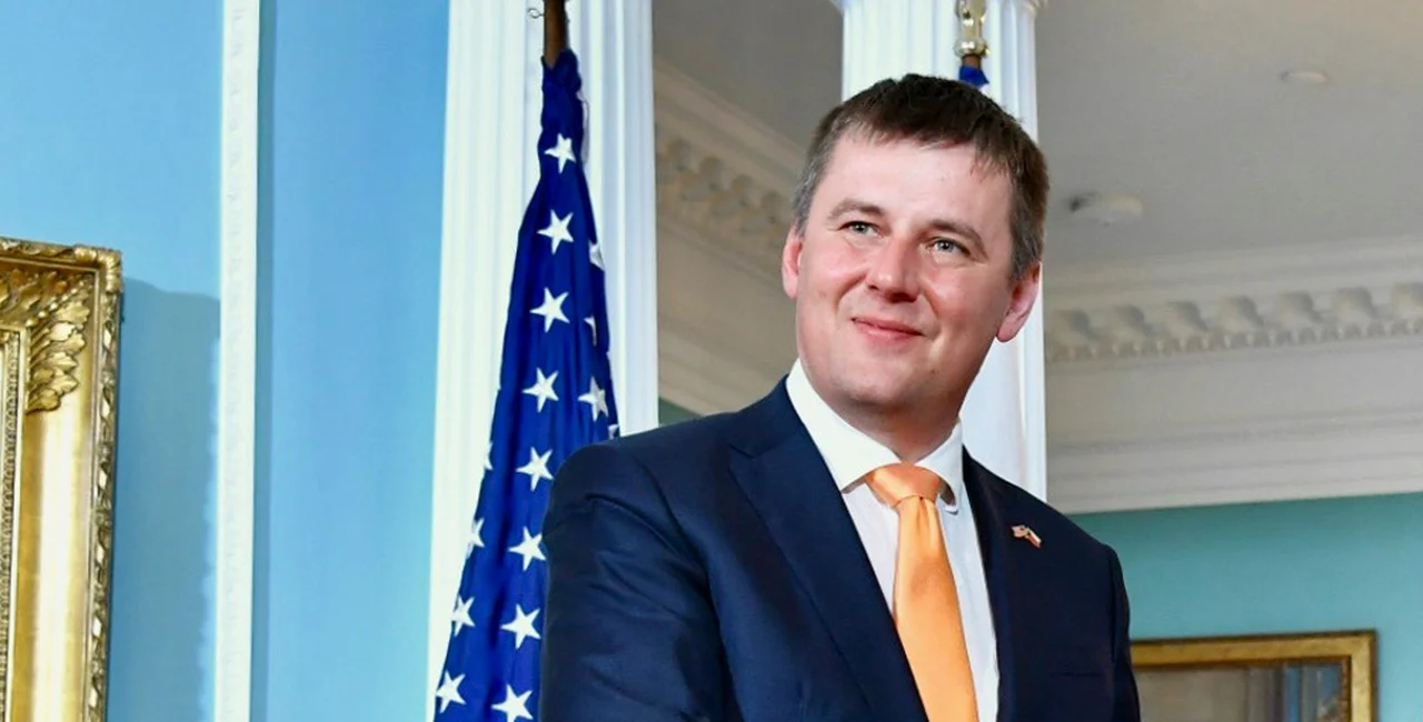 Tomáš Petříček at the U.S. Department of State in February 2019