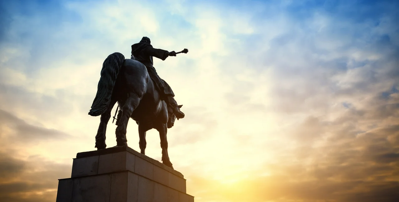 Equestrian statue of General Jan Žižka on Vitkov Hill in Prague