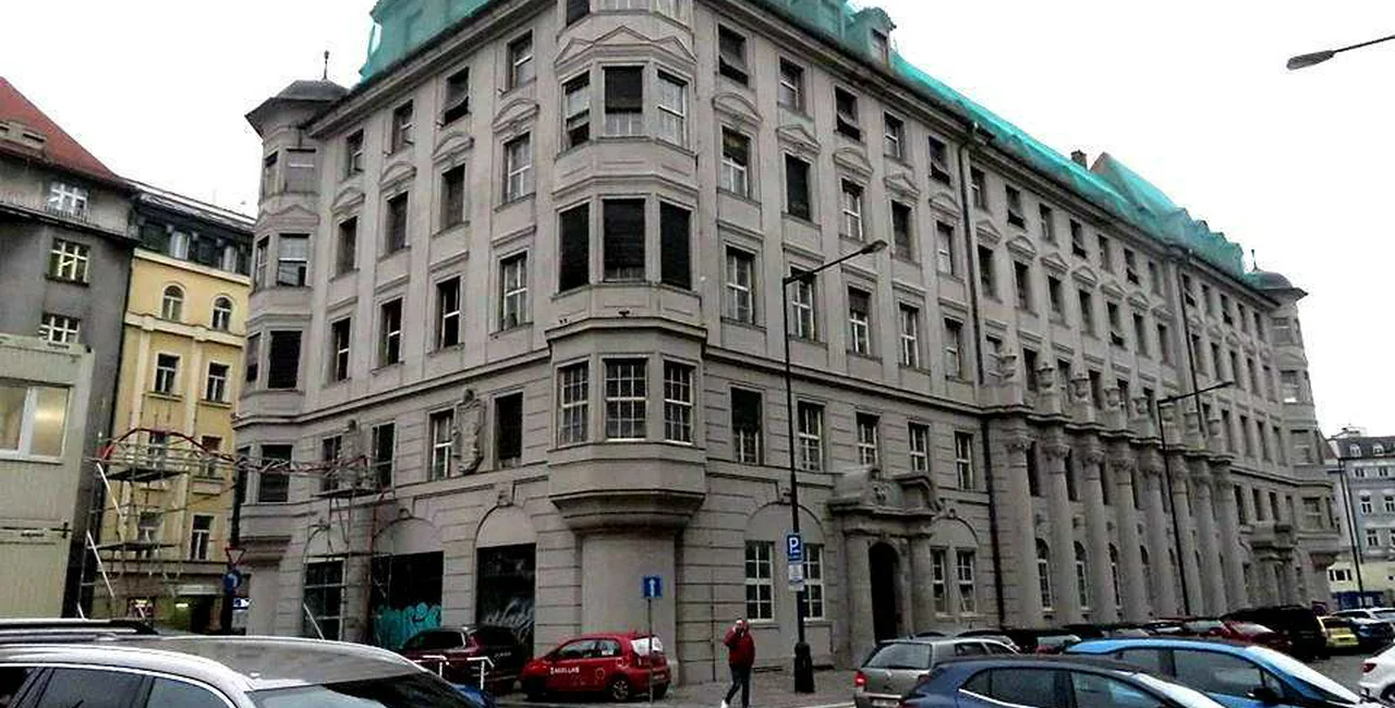 The building on Senovážné náměstí will become a hotel. via Raymond Johnston