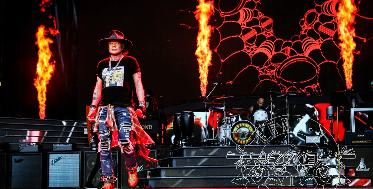 Guns N' Roses in Bordeaux, 2018. via Gunsnroses.com