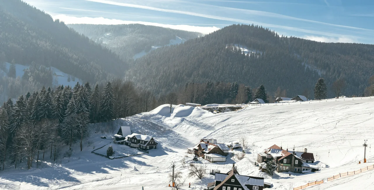 Krkonoše mountains in the Czech Republic