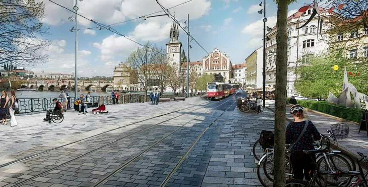 Visualization of Smetanova nábřeží. via Auto*Mat