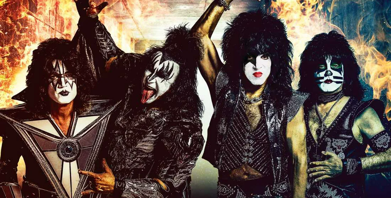 Current lineup of Kiss. via Jen Rosenstein