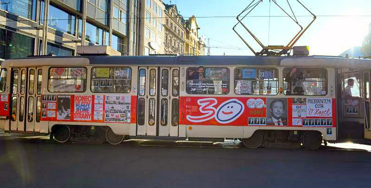 Tram number 8085. via Praha.EU