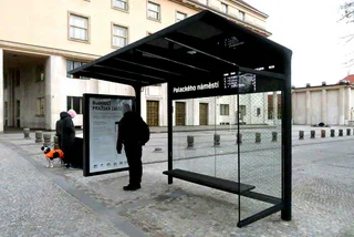 Prototype public transit shelter will unify Prague’s public spaces