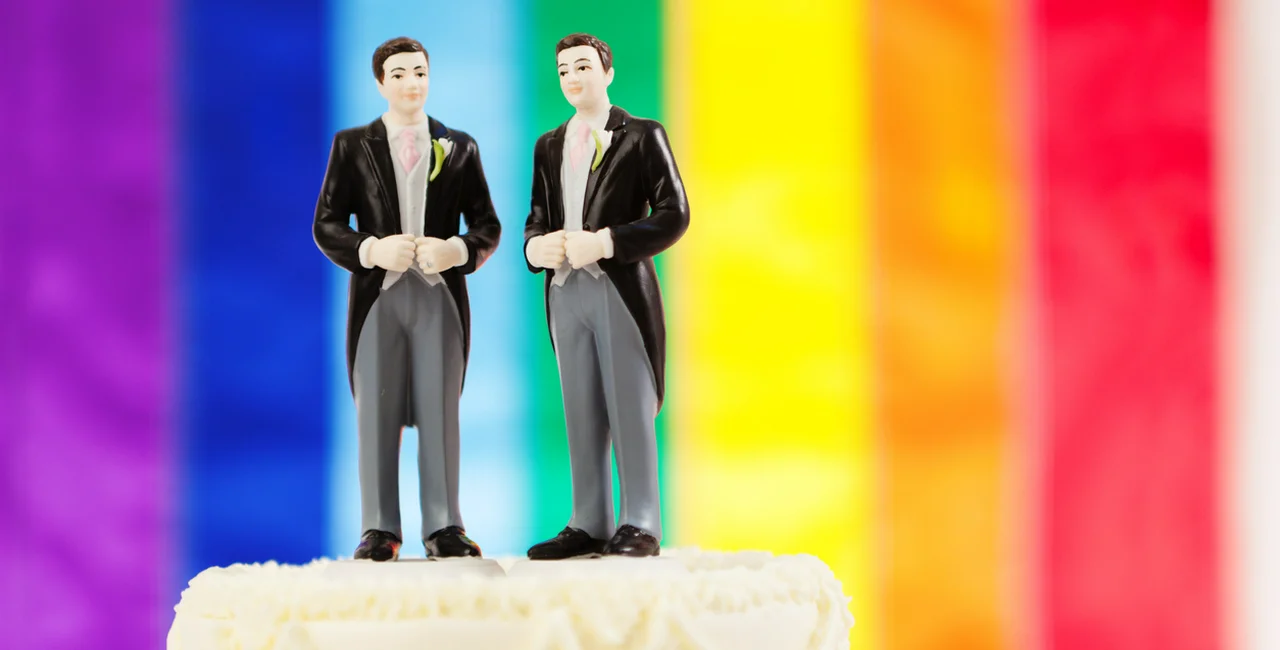 Same sex marriage wedding cake (illustrative photo)