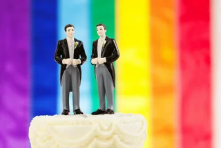 Same sex marriage wedding cake (illustrative photo)