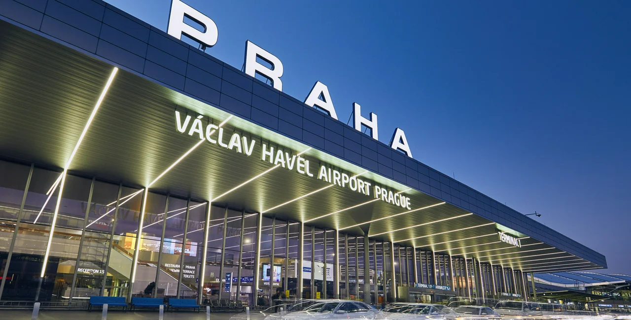 Václav Havel Airport in Prague, Czech Republic, March 2019