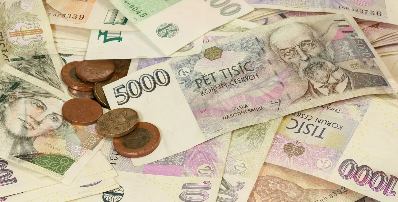 Czech money. Illustrative image