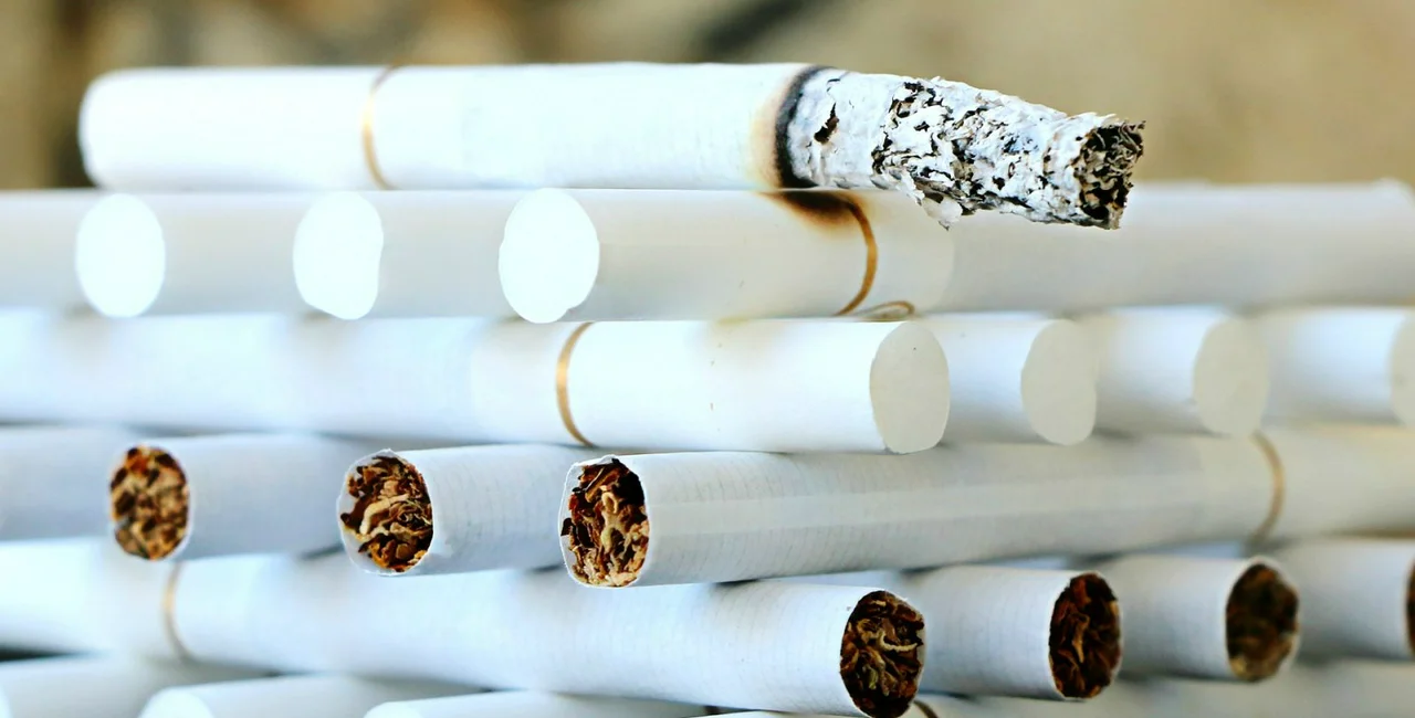 Stack of cigarettes via klimkin from Pixabay 