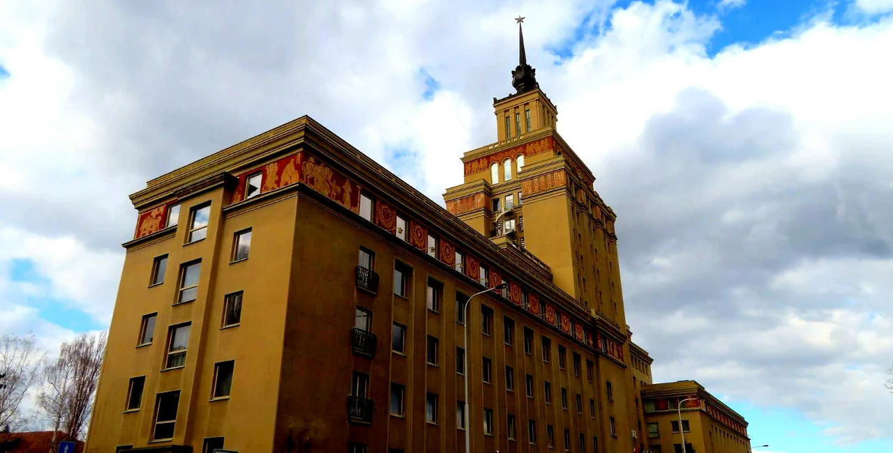 Hotel International with its iconic star on top. via Raymond Johnston