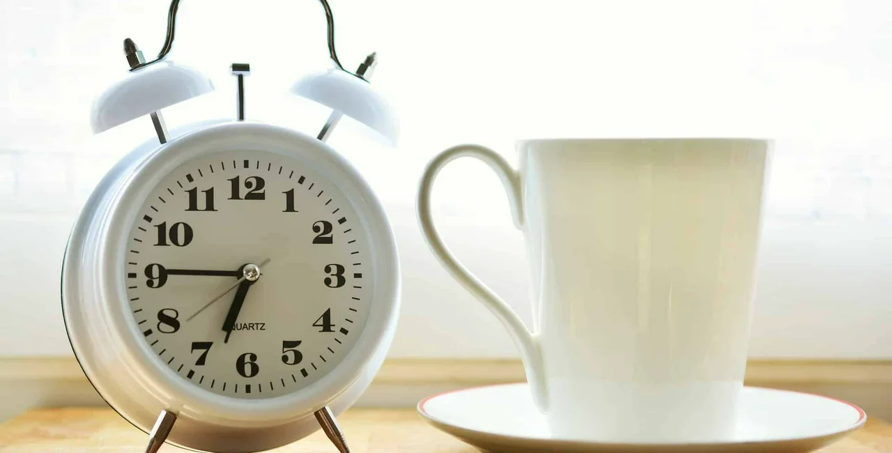 Alarm clock. Illustrative image