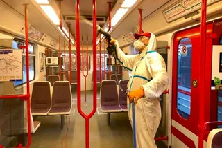 Prague is now treating all public transit vehicles with antiviral coatings