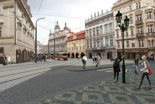 Visualization of Malostranské náměstí / via IPR Praha