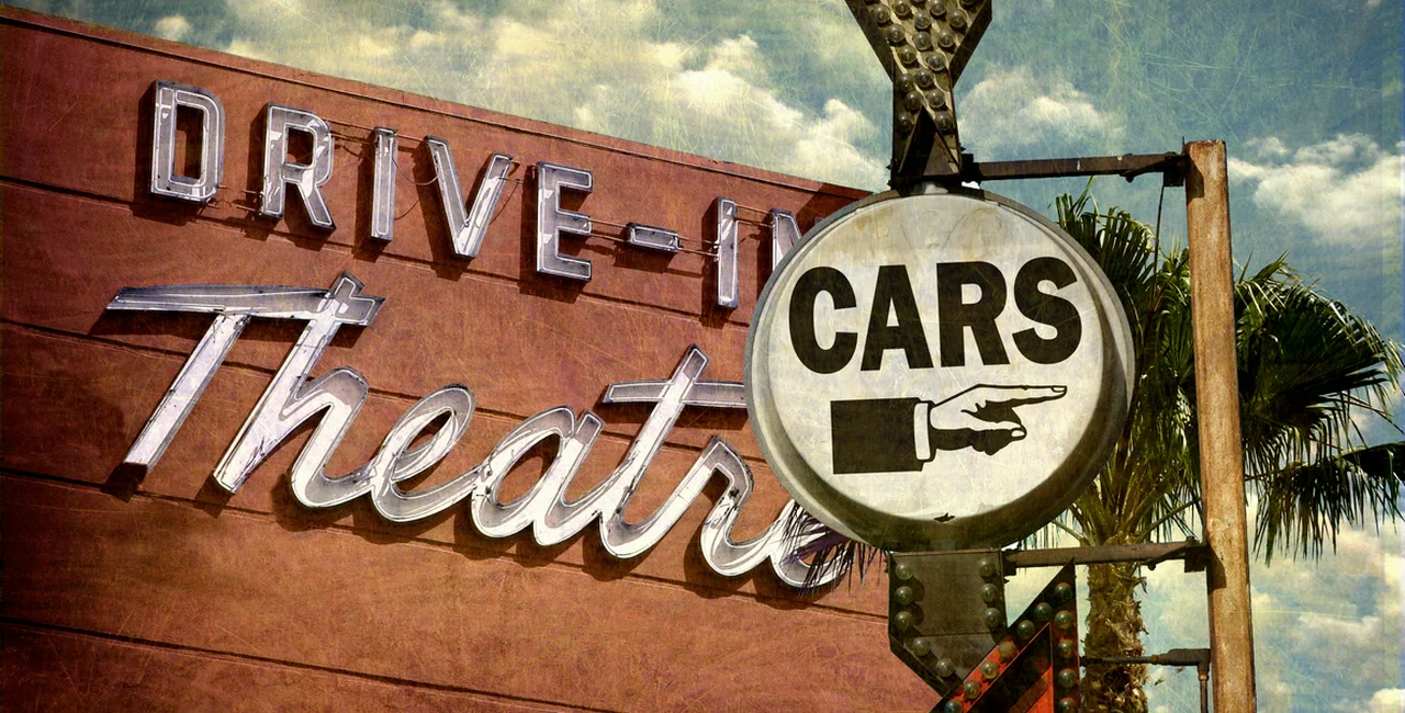 Drive-in theatre concept via iStock / smodj