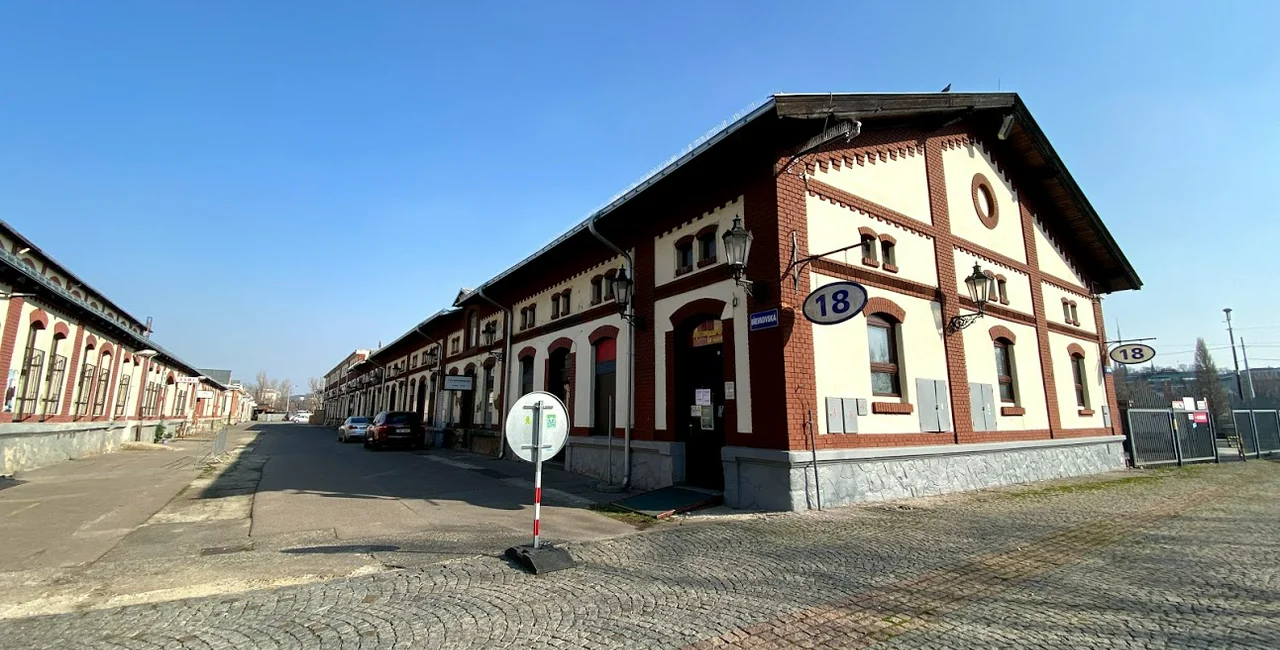 Hall 18 at Prague Market, location of the Showpark brothel via Lucas Nemec