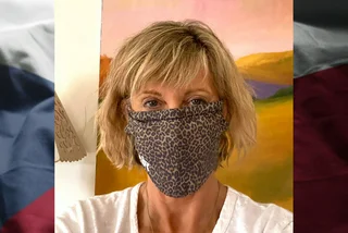"Be like the Czech Republic," says Olivia Newton-John in regards to making and wearing face masks
