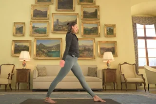 Combine yoga with history, art, and a Czech castle — all from the comfort of home