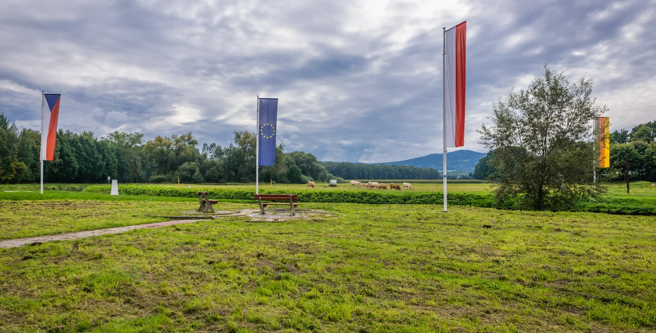 Border of the Czech Republic, Poland and Germany taken at the Lower Silesian Voivodeship via iStock / fotokon