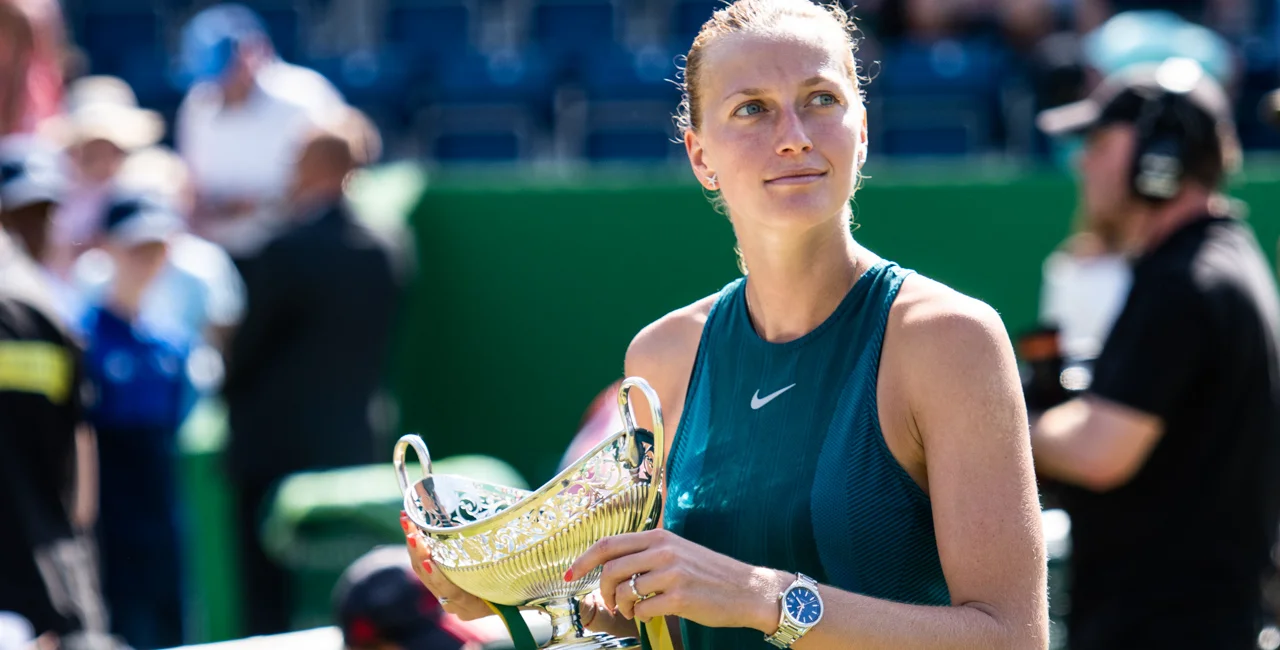 Petra Kvitová at the 2018 Birmingham Classic via Wikimedia / Peter Menzel