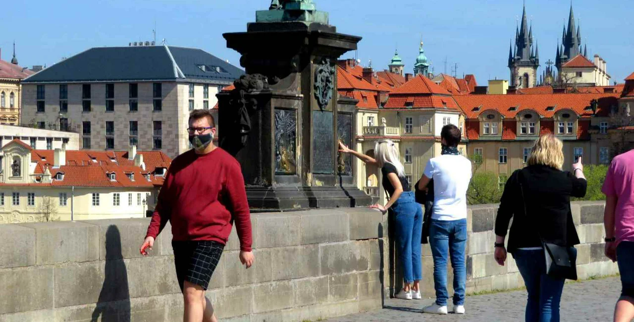 Prague during coronavirus measures / via Raymond Johnston