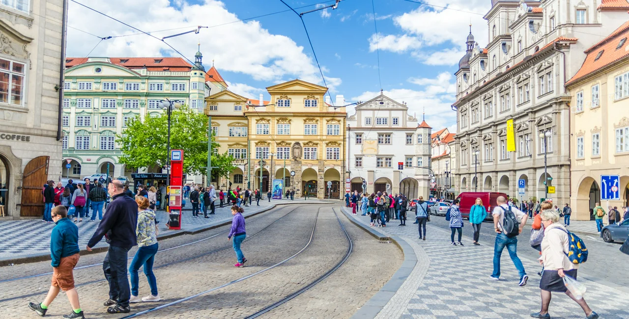 Malostranské náměstí in May 2019 via iStock / Aliaksandr Antanovich