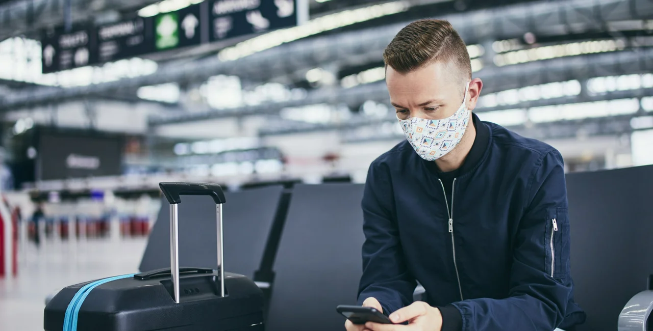 Passenger at Prague Airport