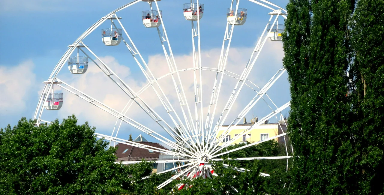 Prague's new Ferris wheel via Raymond Johnston
