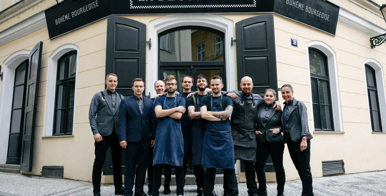 The staff of La Degustation Bohême Bourgeoise